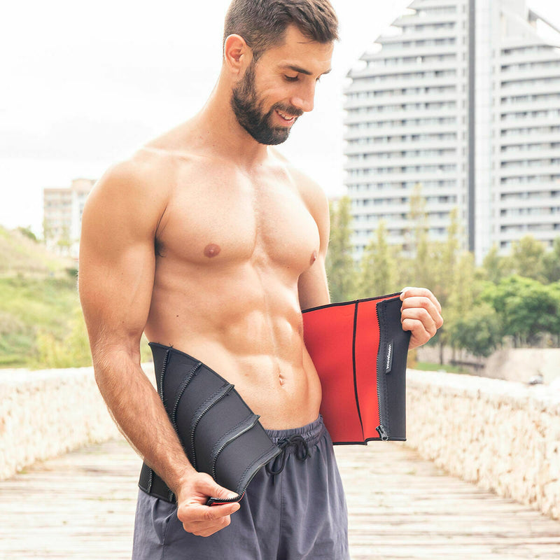 Pack Adskillelig Fitness Hula Hop Bedækket med Skum og Sport Afslankgordel met Sauna Effect InnovaGoods