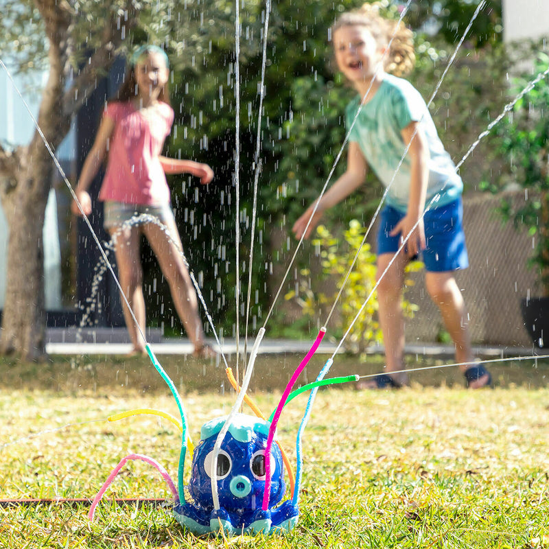 Pack Gigantiske oppustelige bumper ball og Legetøjs vandsprinkler InnovaGoods