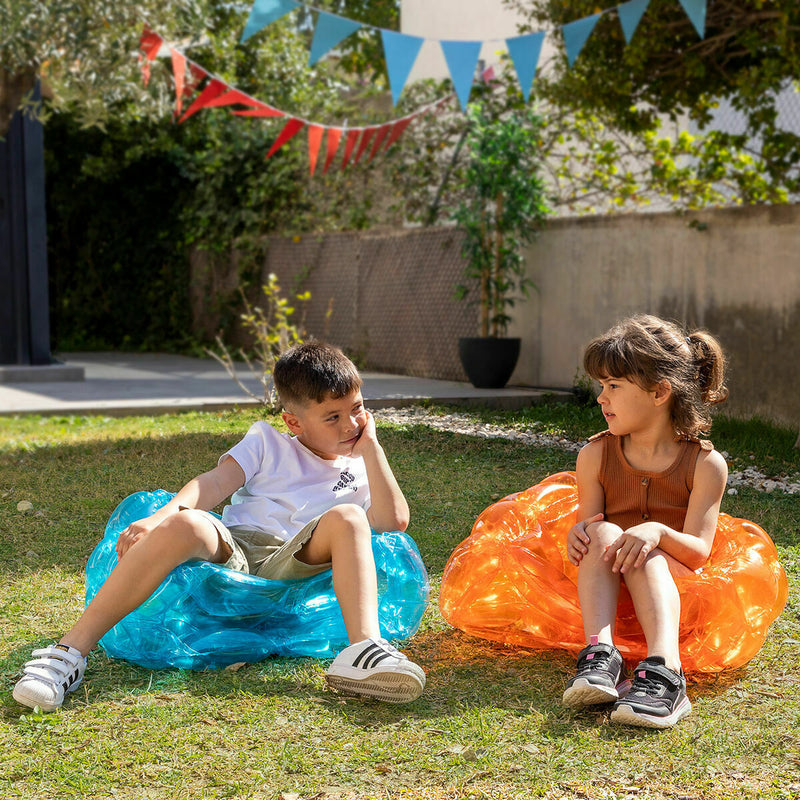 Pack Gigantiske oppustelige bumper ball og Legetøjs vandsprinkler InnovaGoods