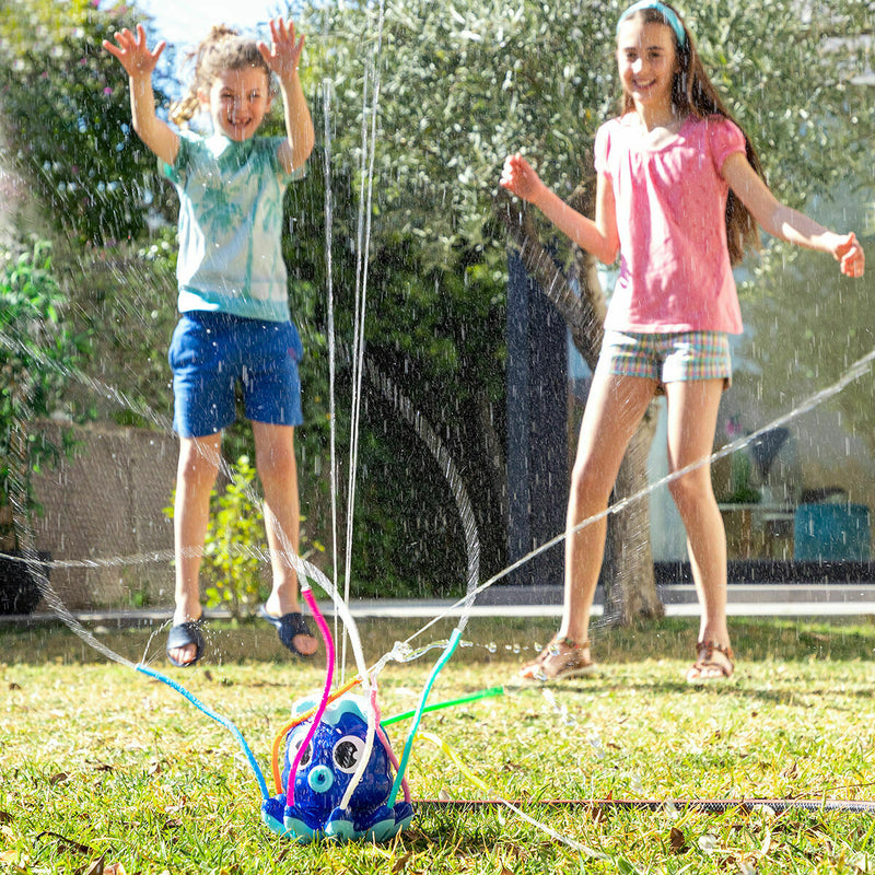 Pack Gigantiske oppustelige bumper ball og Legetøjs vandsprinkler InnovaGoods