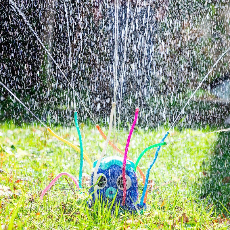 Pack Gigantiske oppustelige bumper ball og Legetøjs vandsprinkler InnovaGoods