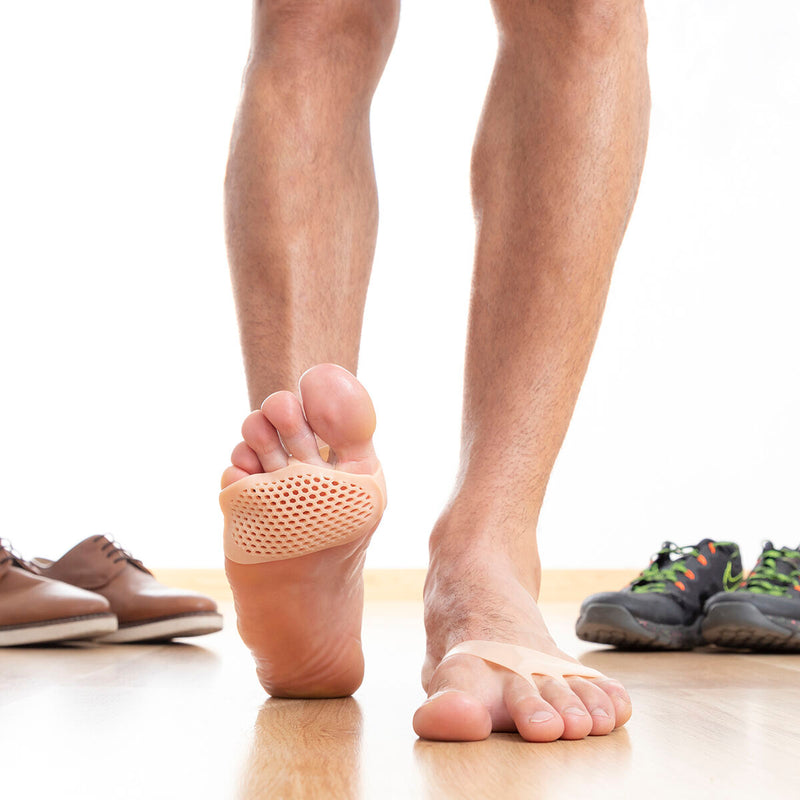 Pack Mellemfodspuder af gelé i silikone og Silikone Bunion Corrector Protector InnovaGoods