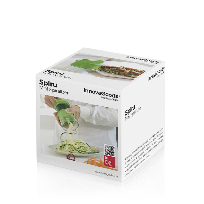 Pack Spiral Rivejern og 6-i-1 sammenfoldelig mandolin rivejern InnovaGoods