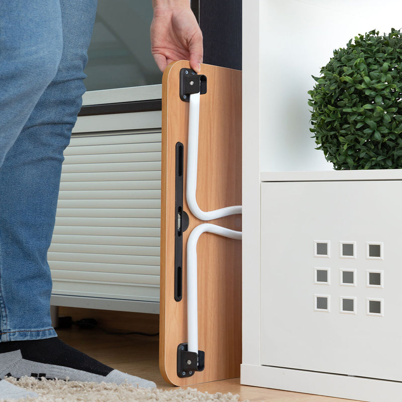 Sæt Foldbart Sidebord og Læsepude med Armlæn InnovaGoods