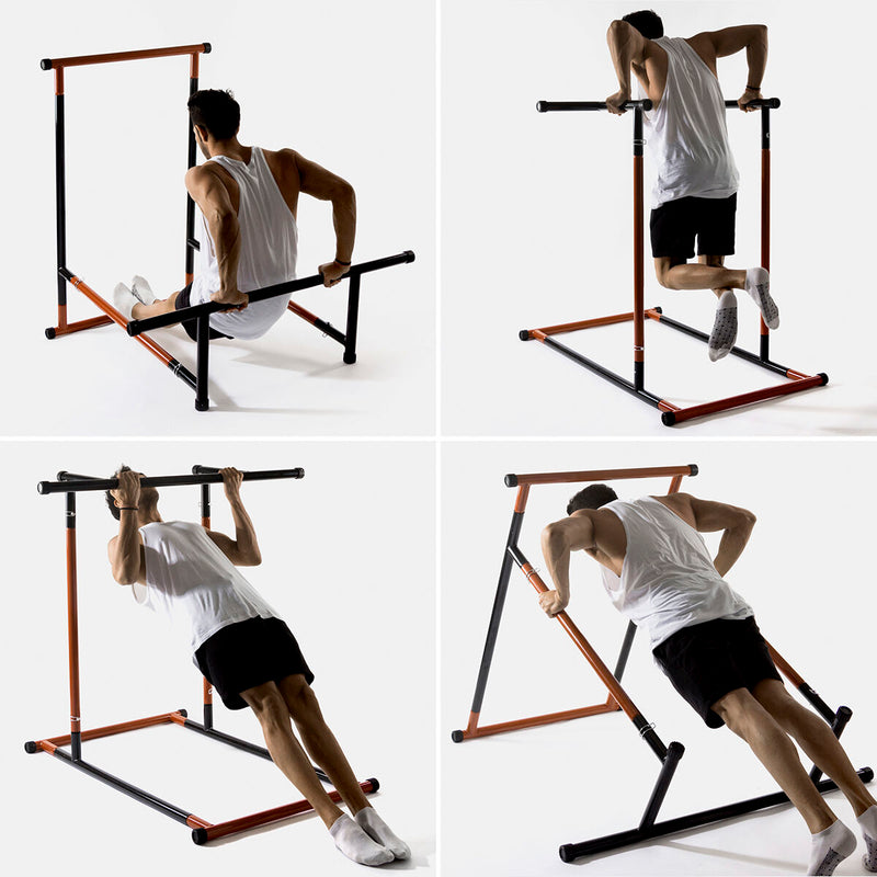 Pakke Pull-up Station Fitness og Sæt Modstandsbånd med Tilbehør og Træningsguide InnovaGoods