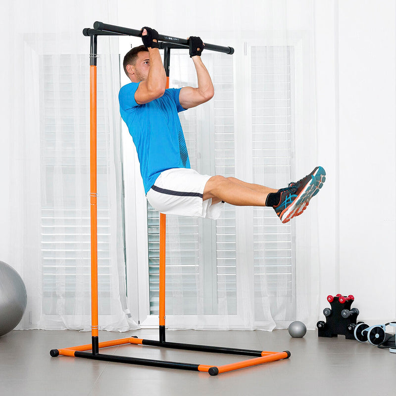 Sæt Pull-up Station Fitness med Træningsguide og Sports Sauna Vest Mand L InnovaGoods