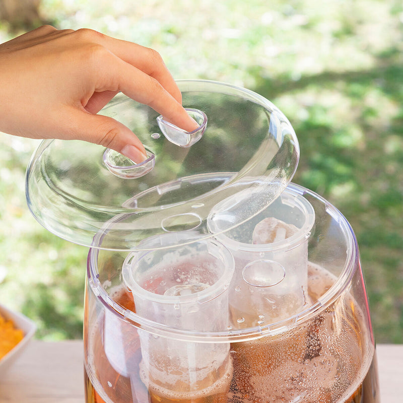 Pak med skåle til snacks 2 i 1 og kølig drikkedispenser InnovaGoods