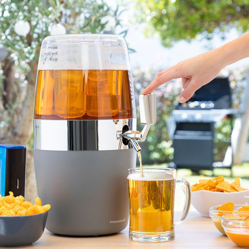 Pak med skåle til snacks 2 i 1 og kølig drikkedispenser InnovaGoods