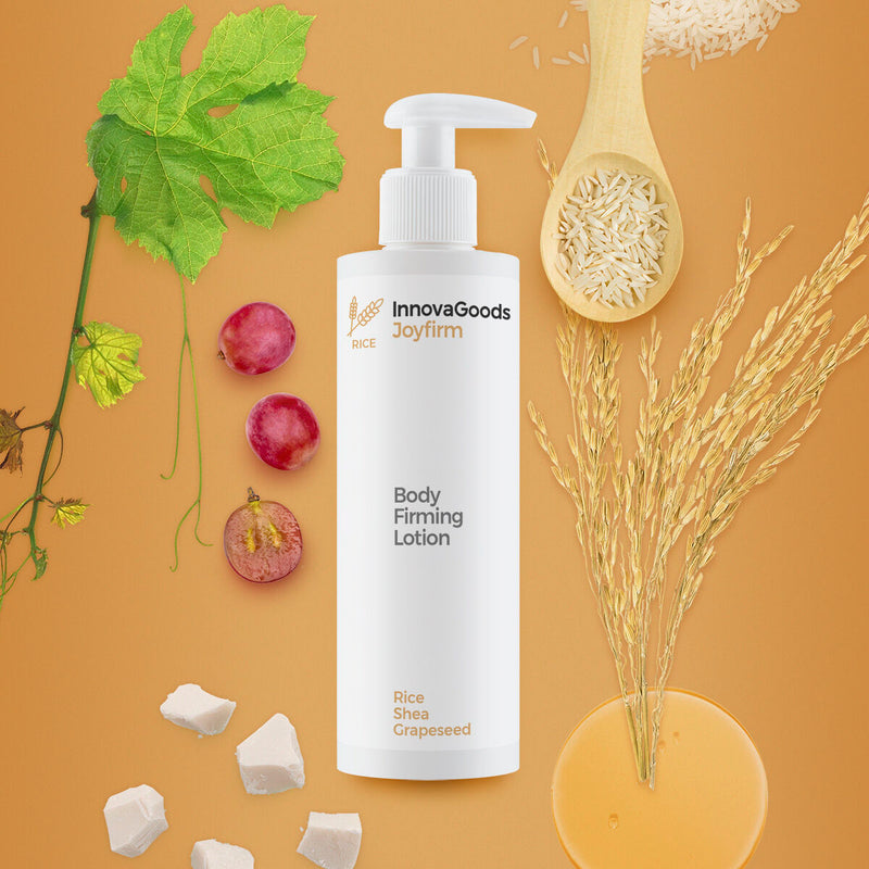 Pakke Elektromagnetisk Nakke- og Rygmassager og Rice Joyfirm 250 ml Firming Body Lotion InnovaGoods