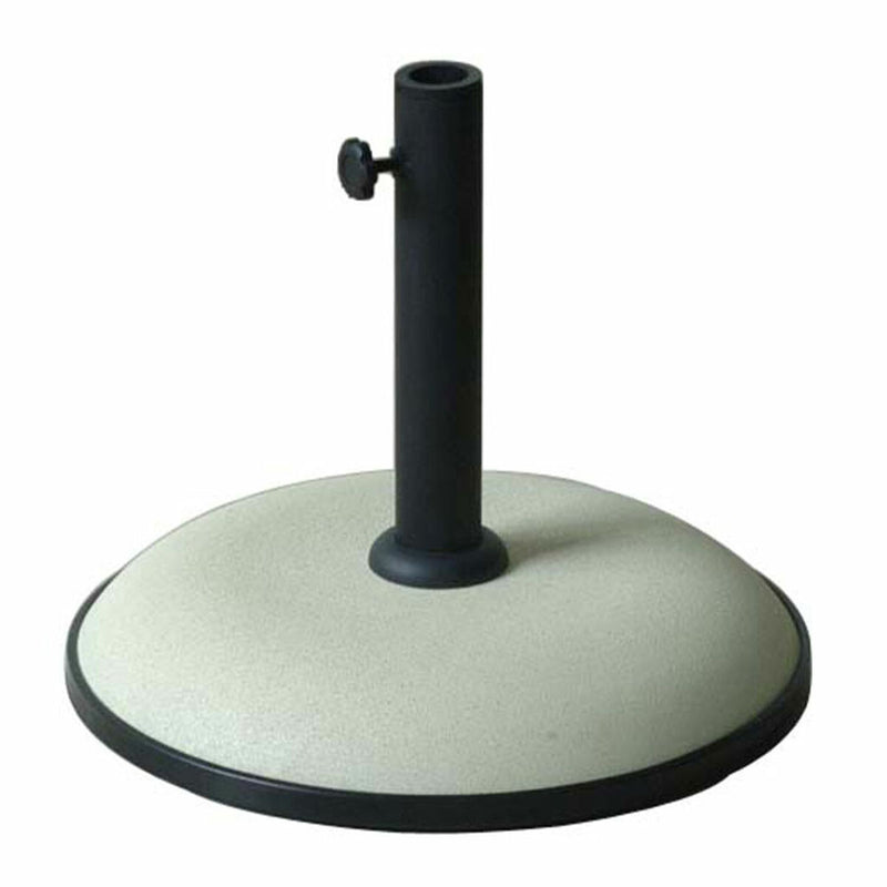 Marbueno Base Umbrella Rund Cement 41,5x35 cm 15KG Hvid Have, Pool og Terrasse