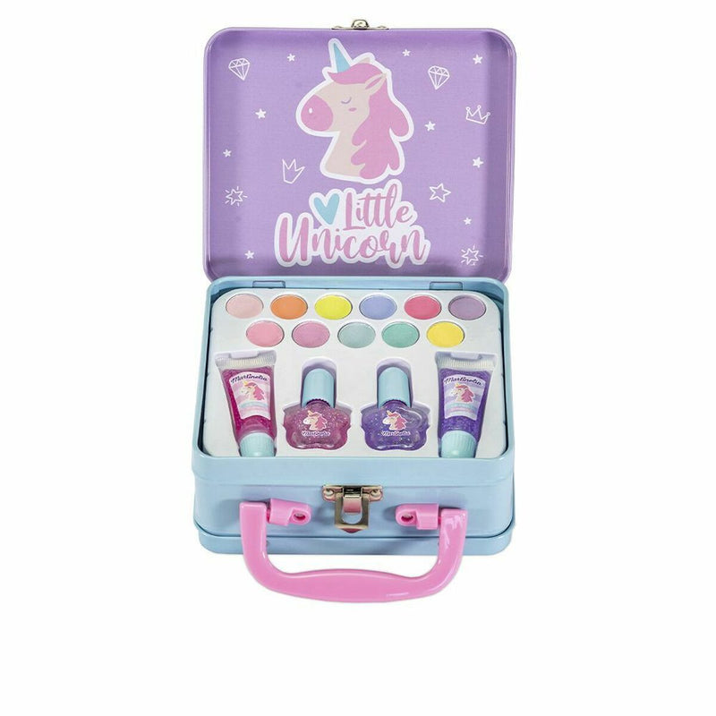 Makeup Sæt til Børn Martinelia Unicorn Medium Tin Case 15 enheder (15 pcs)