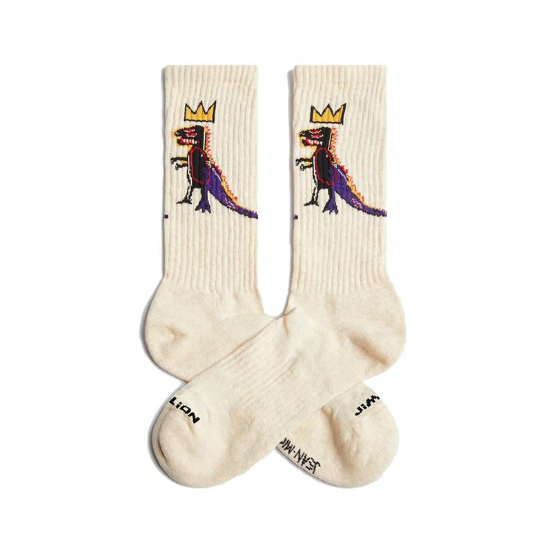 Sokker Jimmy Lion Athletic Basquiat Pez Dis Brun