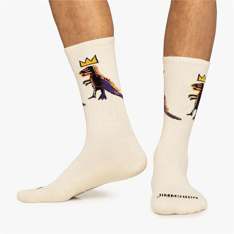 Sokker Jimmy Lion Athletic Basquiat Pez Dis Brun