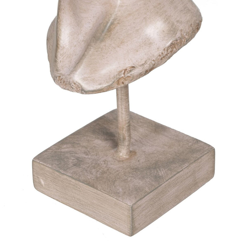 Dekorativ figur Beige Ansigt 12,5 x 13,5 x 27,5 cm