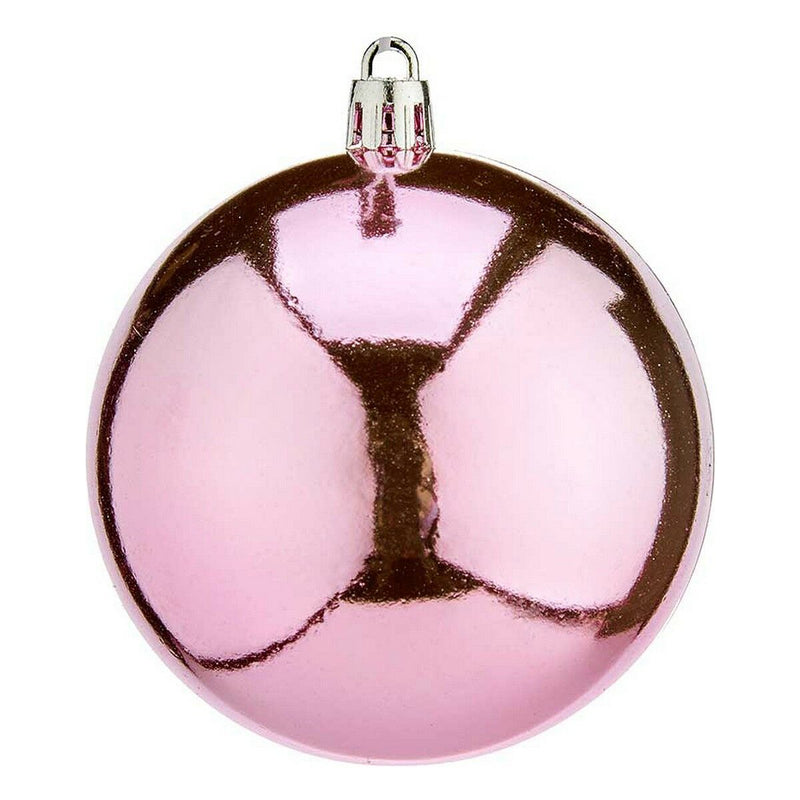 Julekugler Krist+ K1912475-4 Pink Plastik Ø 8 cm 16 enheder
