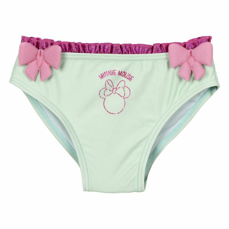 Badedragt til piger Minnie Mouse Turkisblå