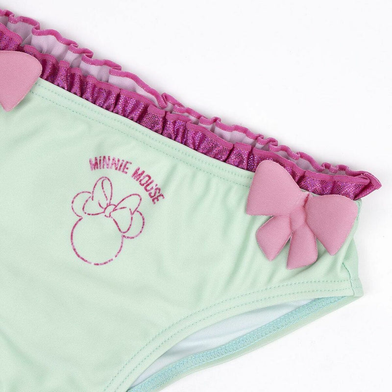 Badedragt til piger Minnie Mouse Turkisblå