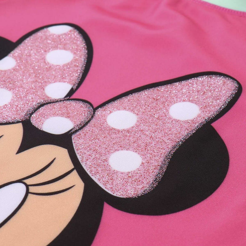 Bade T-shirt Minnie Mouse Turkisblå