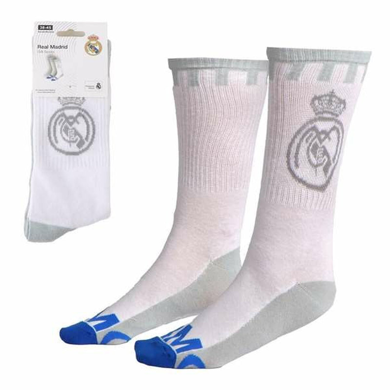 Sokker Real Madrid C.F. Hvid 38-45