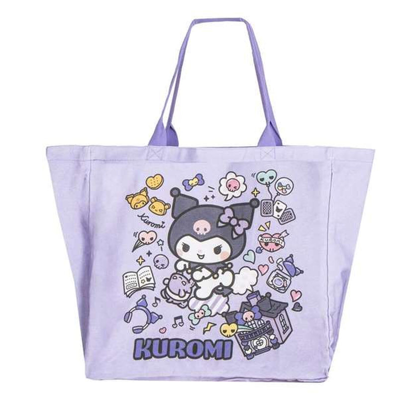 Indkøbspose Hello Kitty Kuromi  Syren 48 x 43 x 17 cm