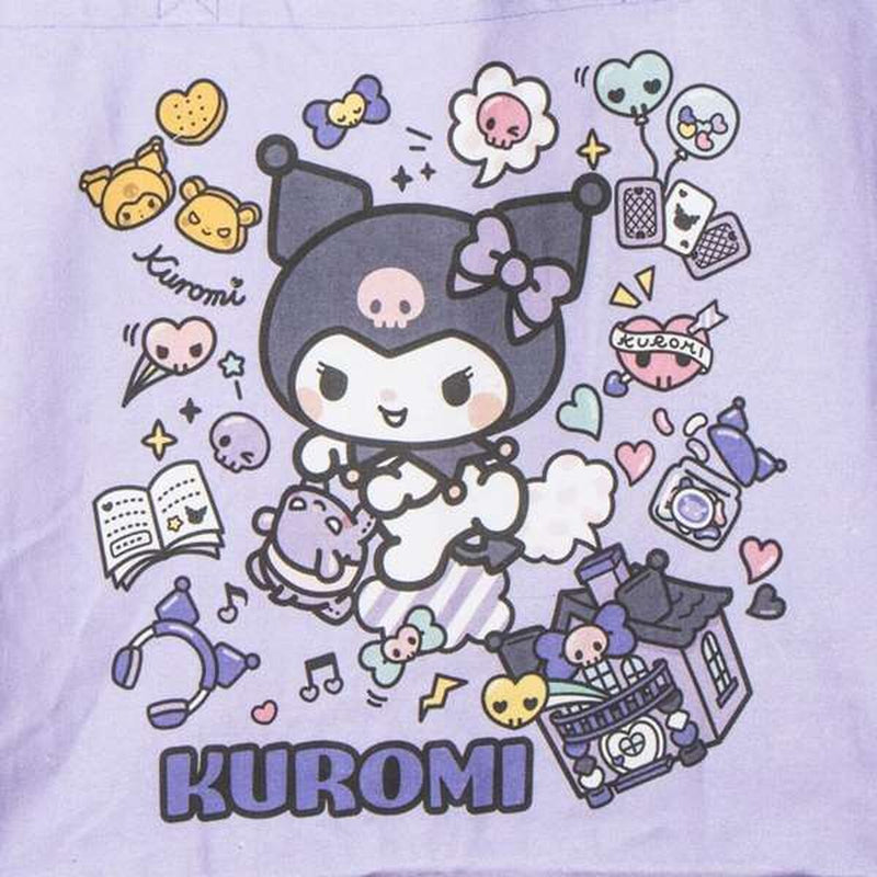 Indkøbspose Hello Kitty Kuromi  Syren 48 x 43 x 17 cm