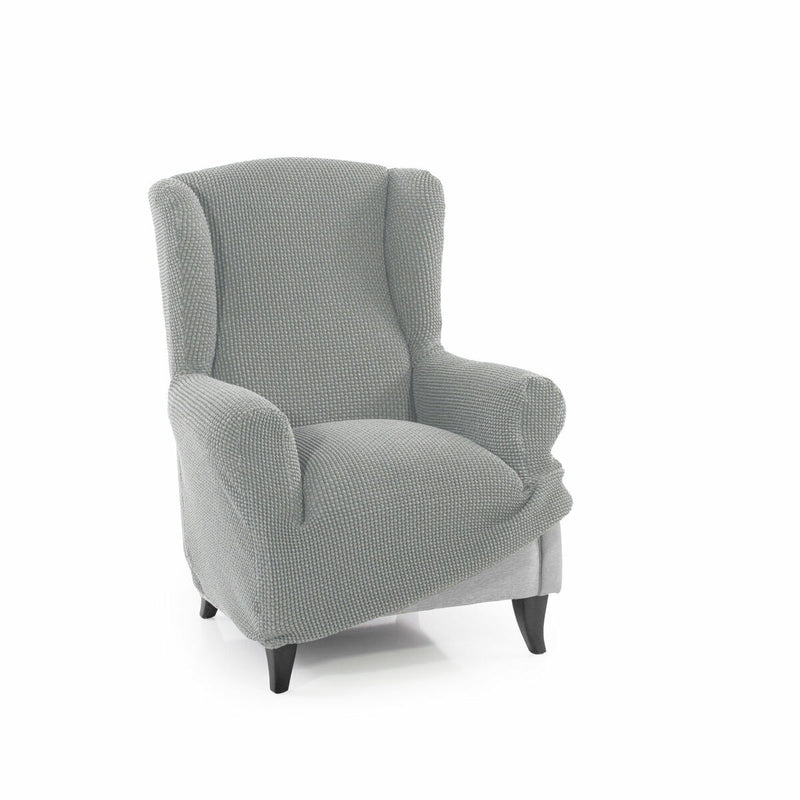 Lænestolsovertrek med ører Sofaskins NIAGARA Lysegrå (Refurbished A)