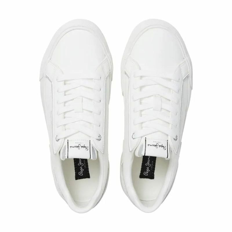Kvinde Casual Sneakers Pepe Jeans Allen Twin Hvid