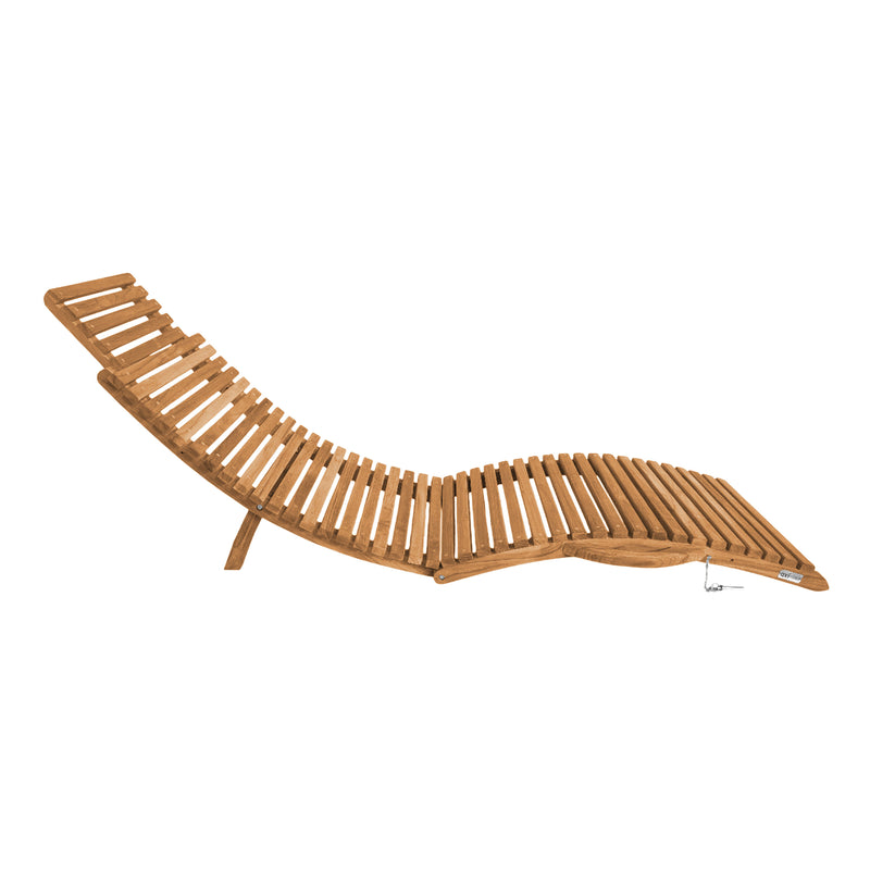 AXI Manny Teak buet Liggestol sammenklappelig