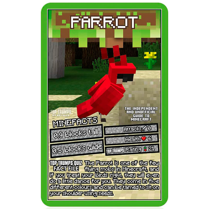 Winning Moves Top Trumps - Independent & Unofficial Guide To Minecraft New 2020 engelsk
