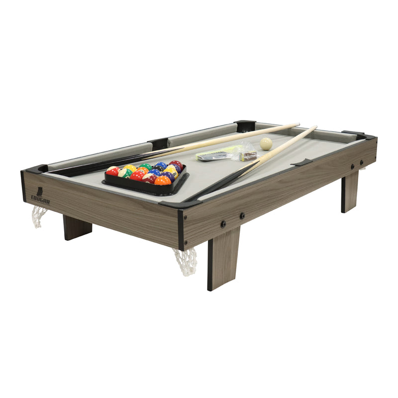 Cougar Poolbord Mini 3 ft Eg/Grå