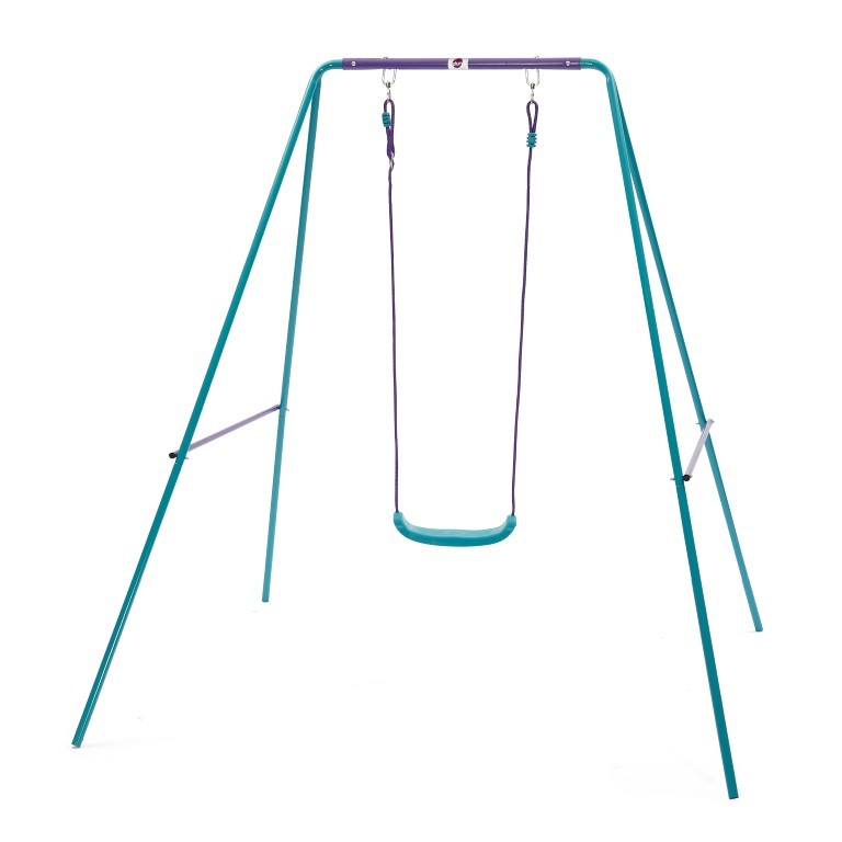 2 i 1 Metal Gyngestativ (Plum)