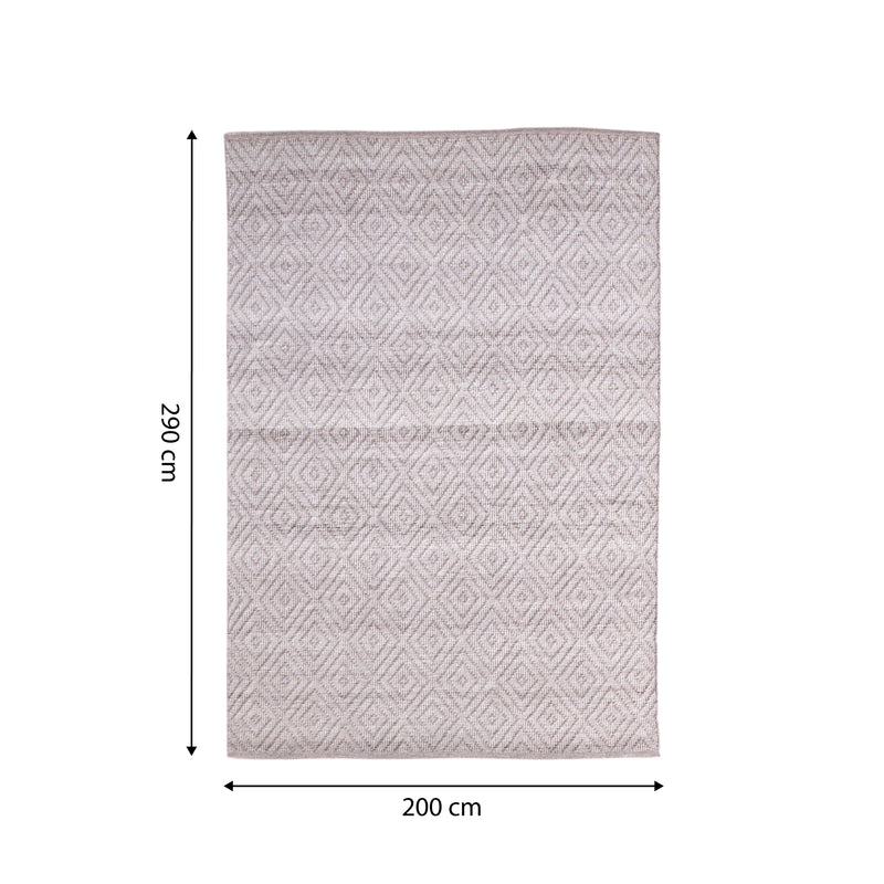 AXI Bali Udendørs Tæppe – 200 x 290 cm - Lyserød