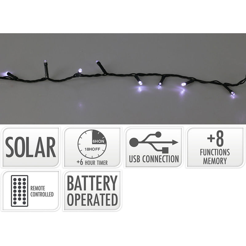 LED guirlande Lifetime Kold hvid 10 m Solar