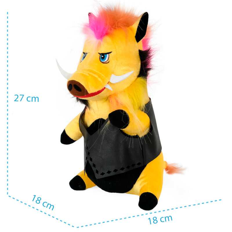 Plysdyr WP MERCHANDISE vildsvin Rock Star 27 cm