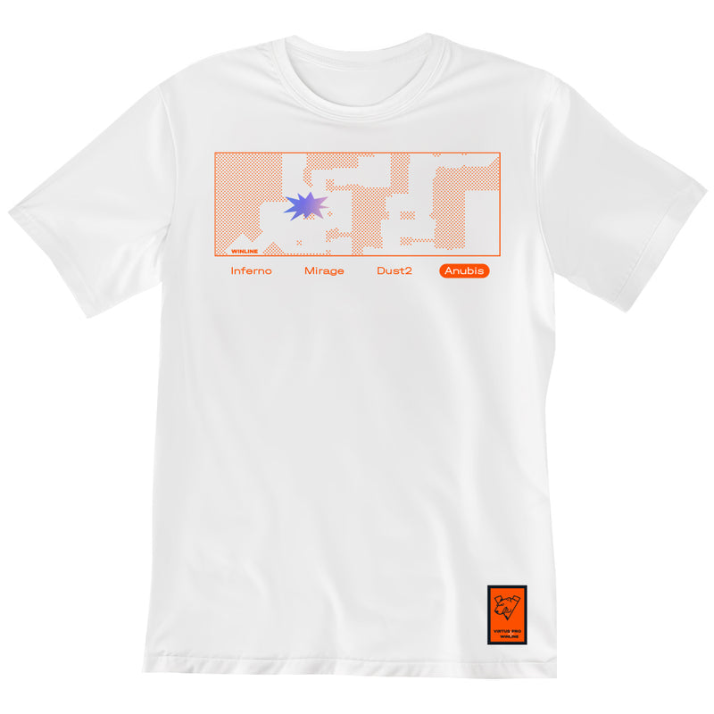 Virtus.pro T-shirt med hologram, farve: hvid, størrelse
