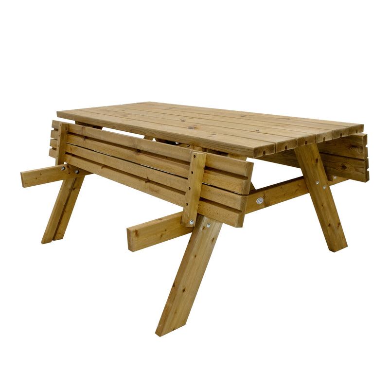 AXI Julie Picnicbord i træ Classic 177 x 154 cm - Brun