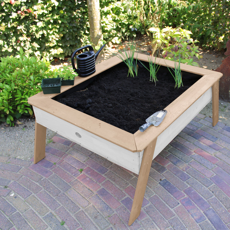 AXI Linda Sand- & Dyrkningsbord - Brun/Hvid