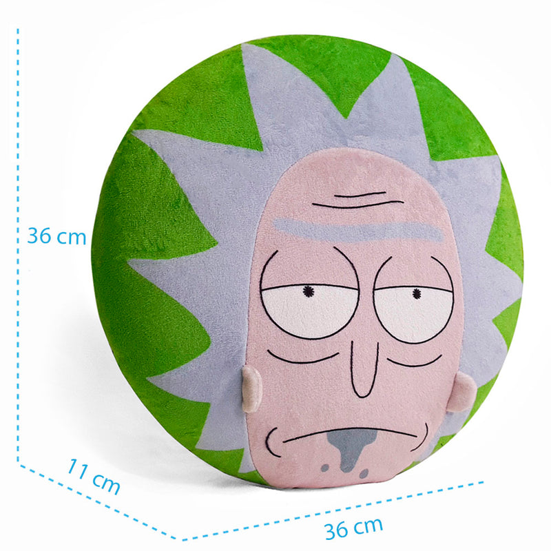 Plyspude RICK AND MORTY Ricks ansigt 36 cm