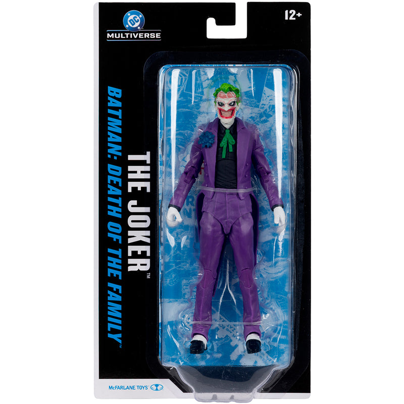 DC Multiverse The Joker (Death of the Family) 7 tommer actionfigur McFarlane Toys på blisterkort
