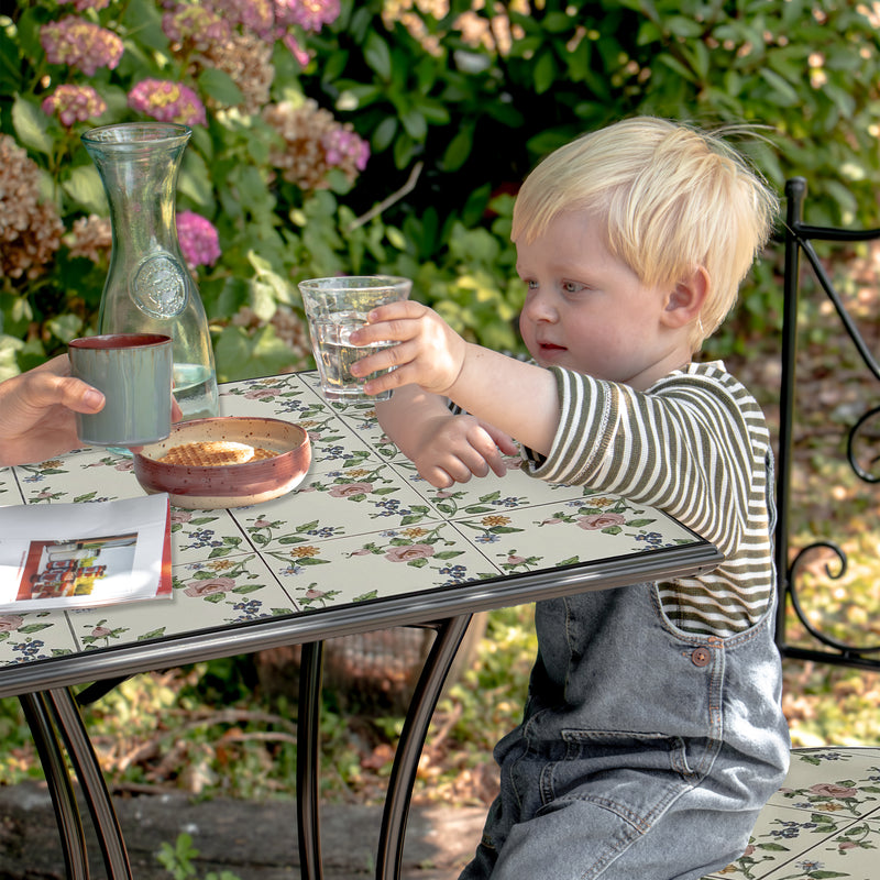 AXI Camilla Bistrosæt Mosaik - Romantisk Rose
