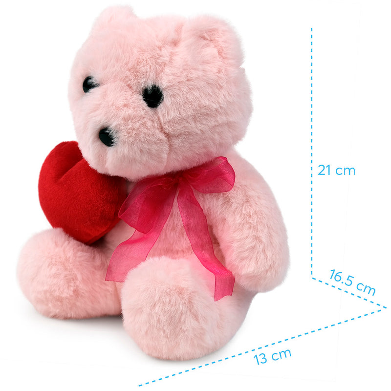 Plysdyr WP MERCHANDISE bjørn Ellie med hjerte 21cm