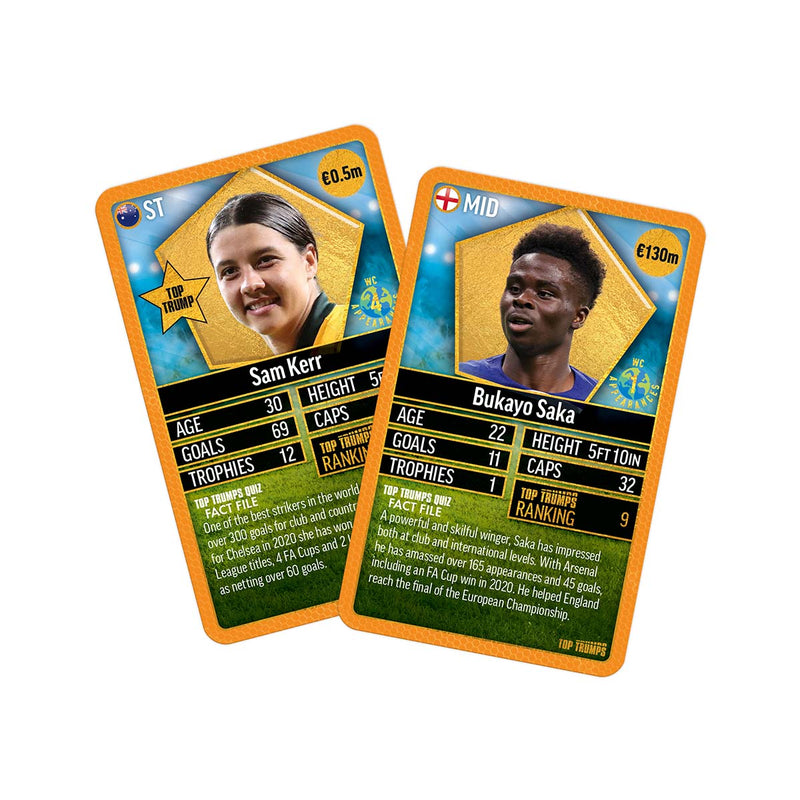 World Football Stars Top 200 - pakke 6 Top Trumps kortspil