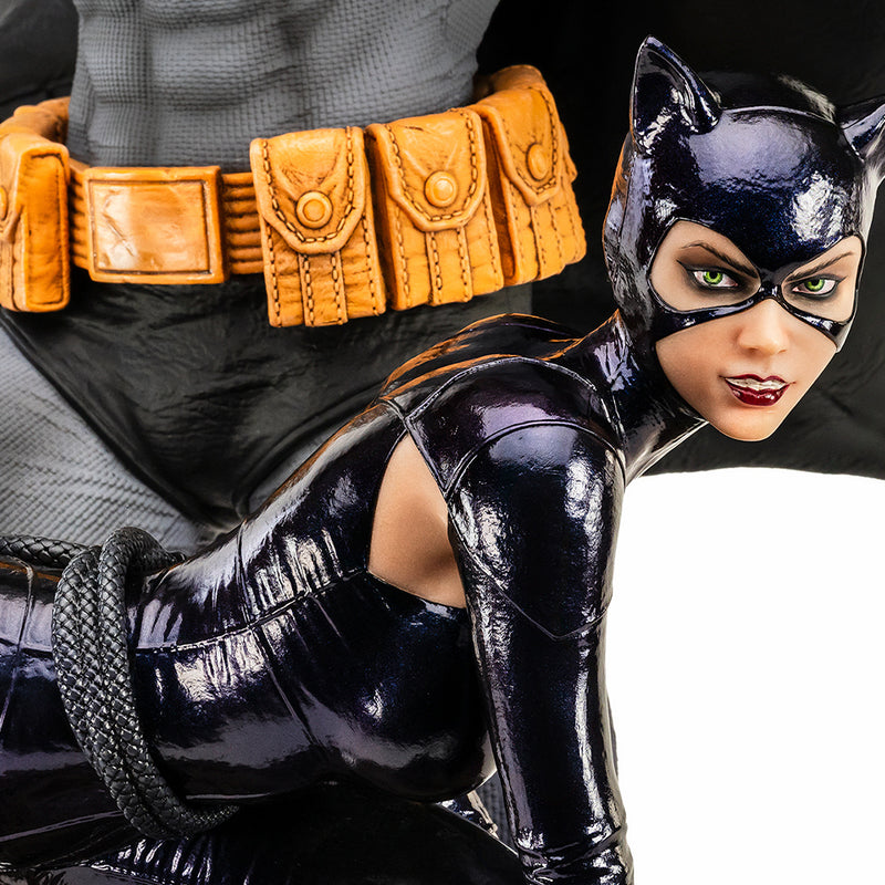 PureArts Batman: Batman & Catwoman Reunion statue skala 1/4