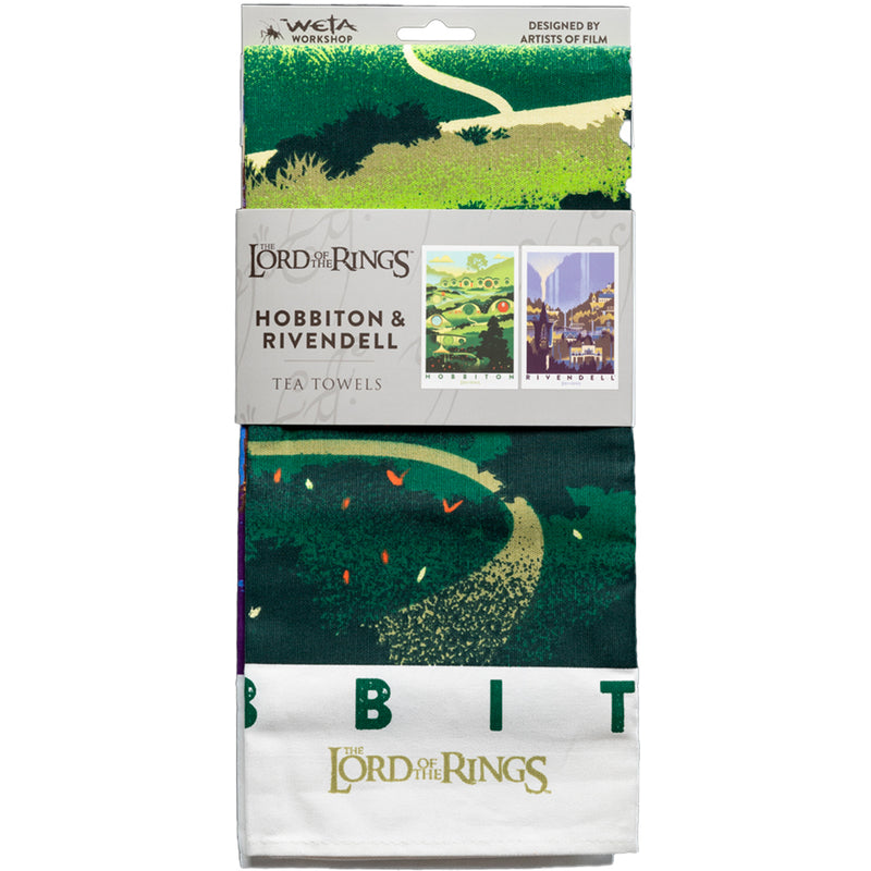 Weta Workshop The Lord of the Rings - Rivendell & Hobbiton viskestykker, sæt med 2