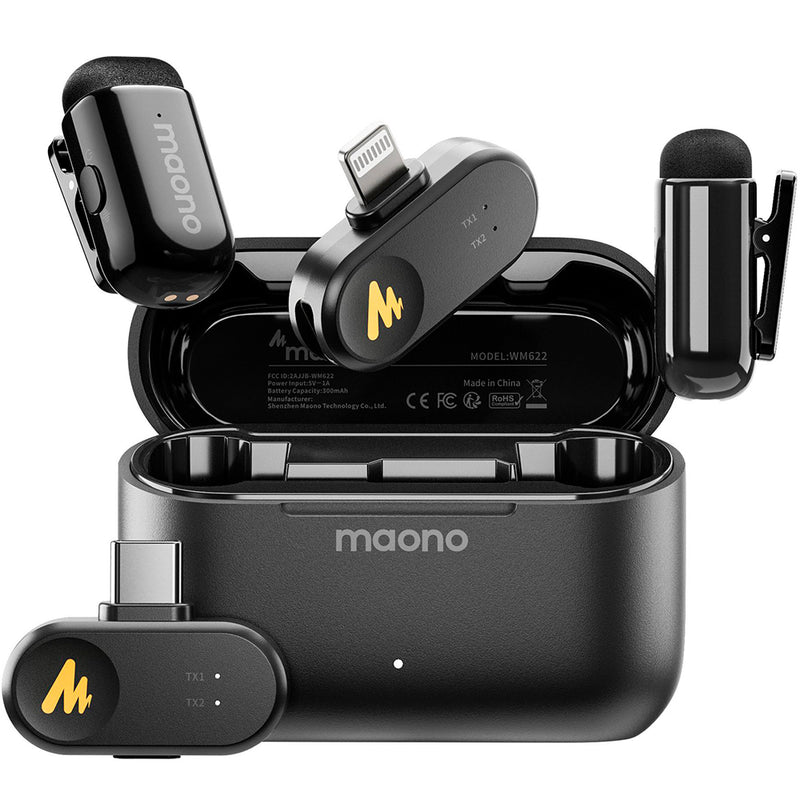 MAONO WM622 PBC2 trådløst mikrofonsystem