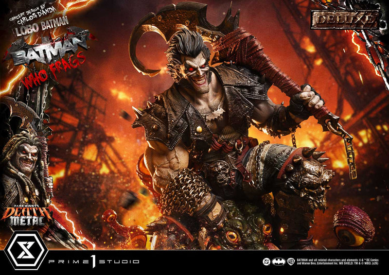 Prime 1 Studio Museum Masterline Dark Nights: Death Metal (Comics) Lobo Batman: Batman Who Frags (Concept design by Carlos D'Anda) Deluxe Version