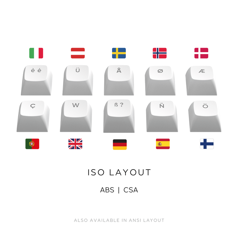 Dark Project ALU Terra Nova hvid - trådløst gamingtastatur (ISO DE)