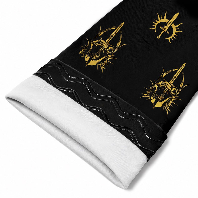 Diablo 4 sømløst gaming-armærme - Lord of Hatred Paladin, sort