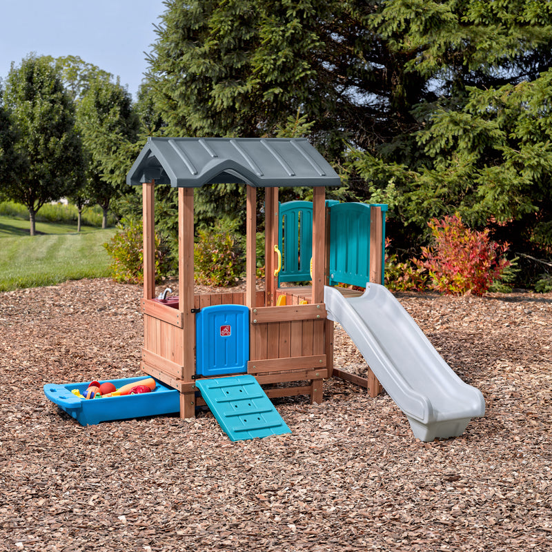 Step2 Woodland Adventure Legehus & Slide