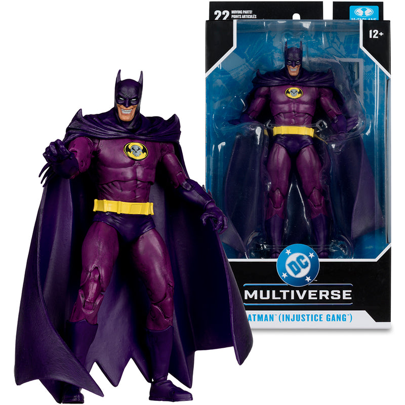 DC Multiverse Batman (Injustice Gang) (JLA: Rock of Ages) 7 tommer actionfigur McFarlane Toys Red Platinum Edition